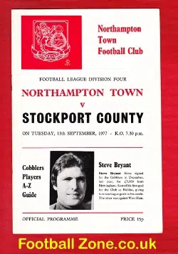 Northampton Town v Stockport County 1977
