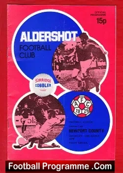 Aldershot v Newport County 1979