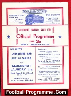 Aldershot v Torquay United 1951