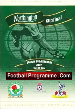 Blackburn Rovers v Tottenham 2002 – League Cup Final