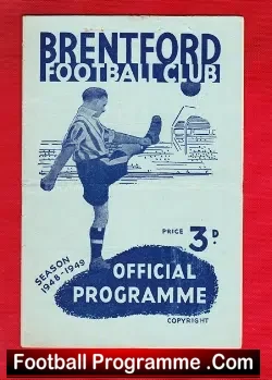 Brentford v Torquay United 1949
