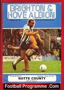 Brighton Hove Albion v Notts County 1978 – FA Cup
