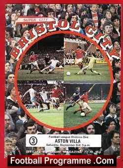 Bristol City v Aston Villa 1977