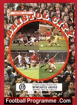 Bristol City v Newcastle United 1978