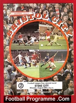 Bristol City v Stoke City 1977
