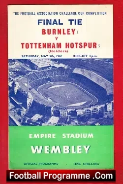 Burnley v Tottenham 1962 – FA Cup Final
