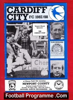 Cardiff City v Newport County 1988