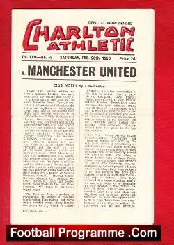 Charlton Athletic v Manchester United 1950