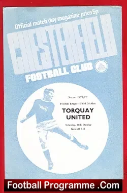 Chesterfield v Torquay United 1971