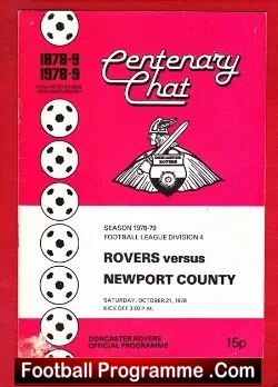 Doncaster Rovers v Newport County 1978