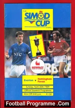 Everton v Nottingham Forest 1989 – Simod Cup Final
