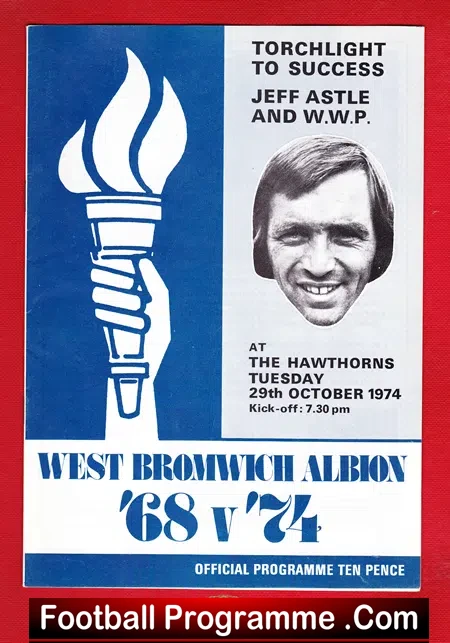 Geoff Astle Testimonial Benefit Game West Bromwich WBA 1974 + Best