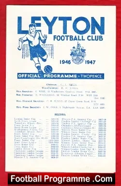 Leyton v Leytonstone 1946 – Essex Thameside Cup