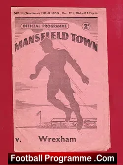 Mansfield Town v Wrexham 1948