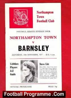 Northampton Town v Barnsley 1977