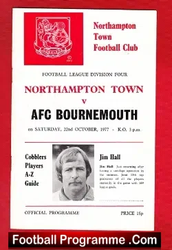 Northampton Town v Bournemouth 1977