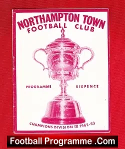 Northampton Town v Dundee United 1964 – Friendly Match