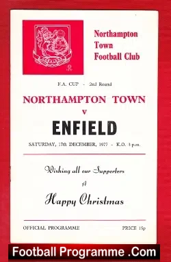 Northampton Town v Enfield 1977