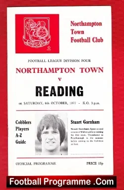 Northampton Town v Reading 1977