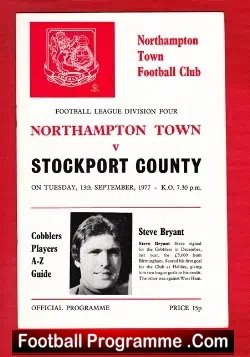 Northampton Town v Stockport County 1977