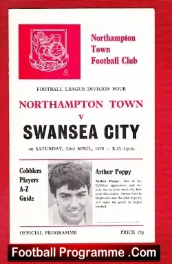 Northampton Town v Swansea City 1978