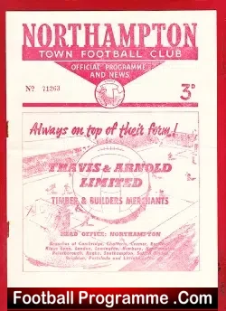 Northampton Town v Torquay United 1954