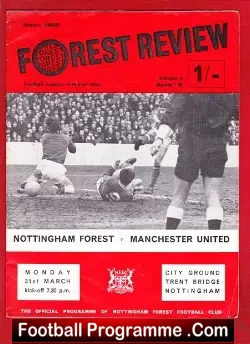 Nottingham Forest v Manchester United 1969