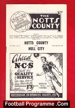 Notts County v Hull City 1951