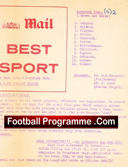 Prestwich Heys v Nantwich Town 1974