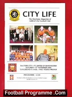 Salford City v FC United Of Manchester 2006 – Plus Match Ticket