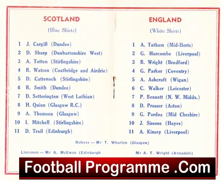 Scotland v England 1961 – Schoolboys at Tynecastle Park