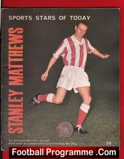 Stanley Matthews Charles Buchan Special Stoke City 1963 - football memorabilia