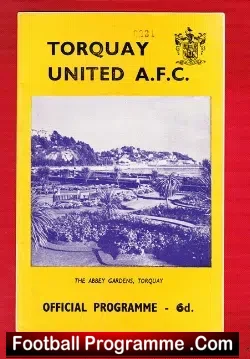 Torquay United v Bournemouth 1967