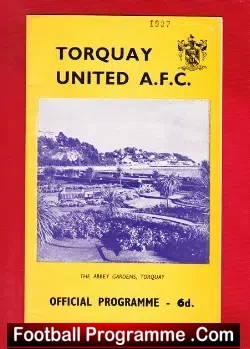 Torquay United v Doncaster Rovers 1966