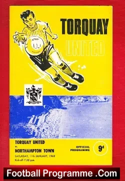 Torquay United v Northampton Town 1969