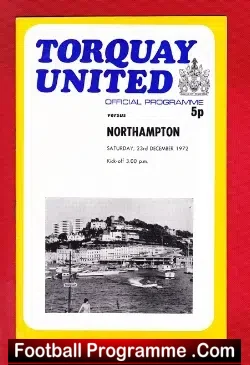 Torquay United v Northampton Town 1972