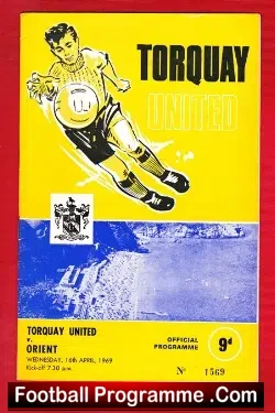 Torquay United v Orient 1969