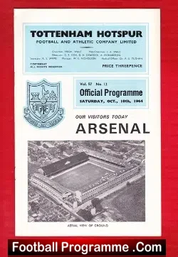 Tottenham Hotspur v Arsenal 1964