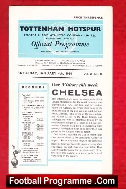 Tottenham Hotspur v Chelsea 1964