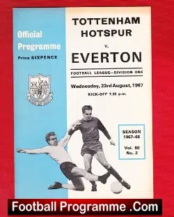 Tottenham Hotspur v Everton 1967