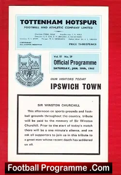 Tottenham Hotspur v Ipswich Town 1965 – Winston Churchill