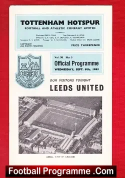 Tottenham Hotspur v Leeds United 1965