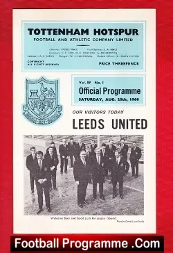 Tottenham Hotspur v Leeds United 1966
