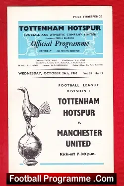 Tottenham Hotspur v Manchester United 1962
