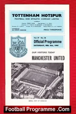 Tottenham Hotspur v Manchester United 1965