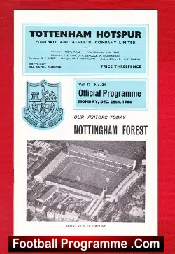Tottenham Hotspur v Nottingham Forest 1964