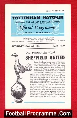 Tottenham Hotspur v Sheffield United 1963