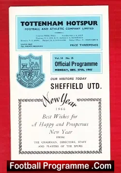 Tottenham Hotspur v Sheffield United 1965