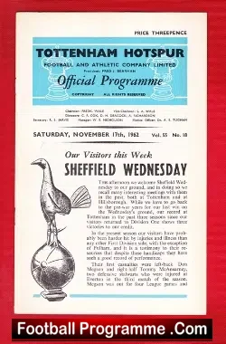 Tottenham Hotspur v Sheffield Wednesday 1962