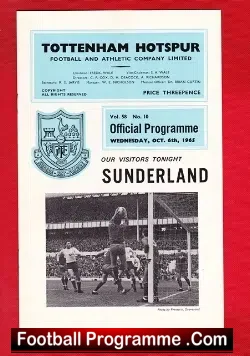 Tottenham Hotspur v Sunderland 1965